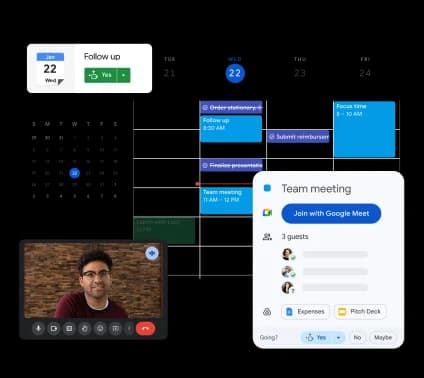 Google calendar connection screen